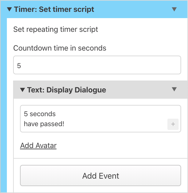 Scripting Events | GB Studio
